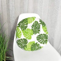 Vctops Bohemian Soft Round Chair Pad Garden Patio Home Kitchen Office Seat Cushion Leaf Diameter 18