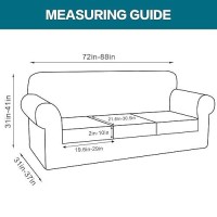 Turquoize 4 Piece Sofa Slipcover Sofa Covers For 3 Cushion Couch Soft Couch Cover For Dogswashable Sofa Furniture Covers With 3