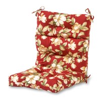 Greendale Home Fashions Outdoor 44 X 22-Inch High Back Chair Cushion, Set Of 1, Tuscan Floral