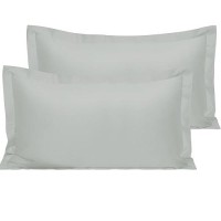 Ntbay Cotton King Pillow Shams 500 Thread Count Egyptian Cotton 20X36 Sham Covers 2 Pack Super Soft And Breathable 20X36 Inch