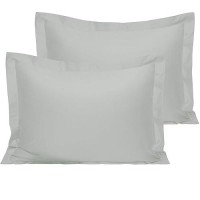 Ntbay Cotton Standard Pillow Shams 500 Thread Count Egyptian Cotton 20X26 Sham Covers 2 Pack Super Soft And Breathable 20X26