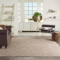 Nourison Positano Indoor-Outdoor Beige 6' X 9' Area Rug  Easy Cleaning  Non Shedding  Bed Room  Living Room  Dining Room  Backyard  Deck  Patio (6X9)