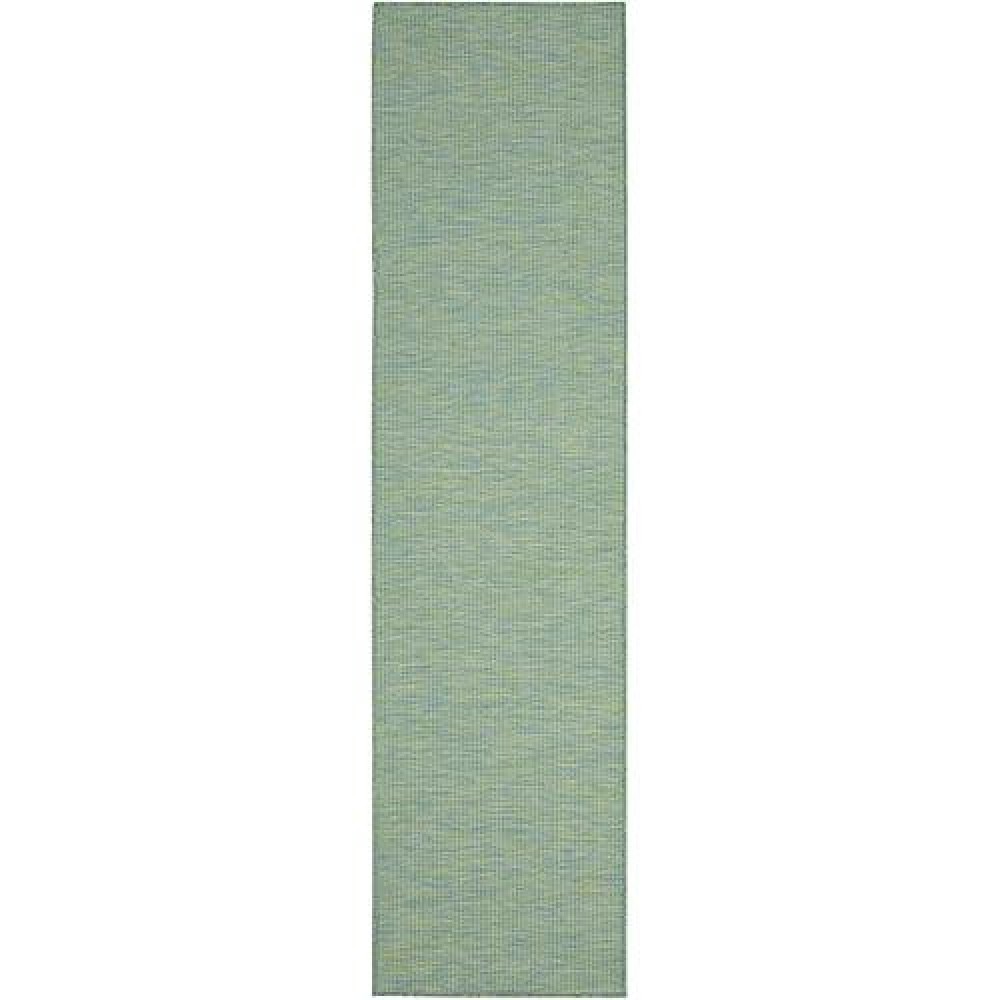 Nourison Positano Indoor/Outdoor Blue/Green 2'2