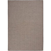 Nourison Positano Indoor-Outdoor Natural 4' X 6' Area Rug  Easy Cleaning  Non Shedding  Bed Room  Living Room  Dining Room  Backyard  Deck  Patio (4X6)