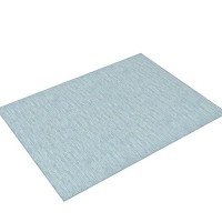 Nourison Positano Indoor-Outdoor Aqua 7' X 10' Area Rug  Easy Cleaning  Non Shedding  Bed Room  Living Room  Dining Room  Backyard  Deck  Patio (7X10)