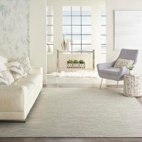 Nourison Positano Indoor-Outdoor Light Grey 6' X 9' Area Rug  Easy Cleaning  Non Shedding  Bed Room  Living Room  Dining Room  Backyard  Deck  Patio (6X9)