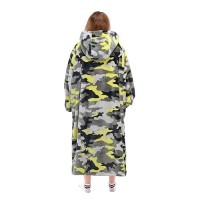 Waitu Wearable Blanket Sweatshirt Gifts For Women And Men Warm And Cozy Giant Blanket Hoodie Thick Flannel Blanket With Sleeve