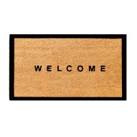 Theodore Magnus Door Mat Coir Doormat For Outdoor Entrance Durable Welcome Mat With Nonslip Backing Perfect For Front Door