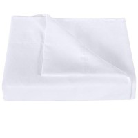 Ntbay Twin Extralong Flat Sheet Only Brushed Microfiber Flat Sheet Soft Wrinklefree Faderesistant Stainresistant Top