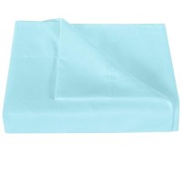 Ntbay Twin Extralong Flat Sheet Only Brushed Microfiber Flat Sheet Soft Wrinklefree Faderesistant Stainresistant Top