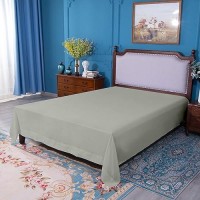 Ntbay Full Flat Sheet Only Brushed Microfiber Flat Sheet Soft Wrinklefree Faderesistant Stainresistant Top Sheet Hot