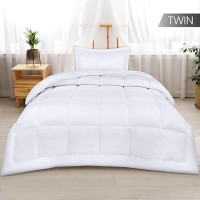 Utopia Bedding Twin Comforter Set Kids With 1 Pillow Sham  Bedding Comforter Sets  Down Alternative White Comforter  Soft And Comfortable  Machine Washable (Pack Of 6)