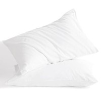 Ntbay King Cotton Pillowcases - Envelope Closure 20X36 Pillowcases Set Of 2  Breathable And Soft Bed Pillow Cases  Cream