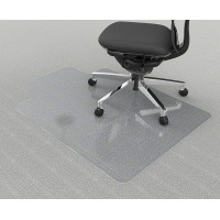 Homek Office Chair Mat For Carpeted Floors - Clear Carpet Chair Mat With Lip 48
