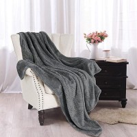 Exclusivo Mezcla Fleece Throw Blanket Extra Large Super Soft And Warm Blankets For Couch Sofa And Bed Waffle Textured Cozy F