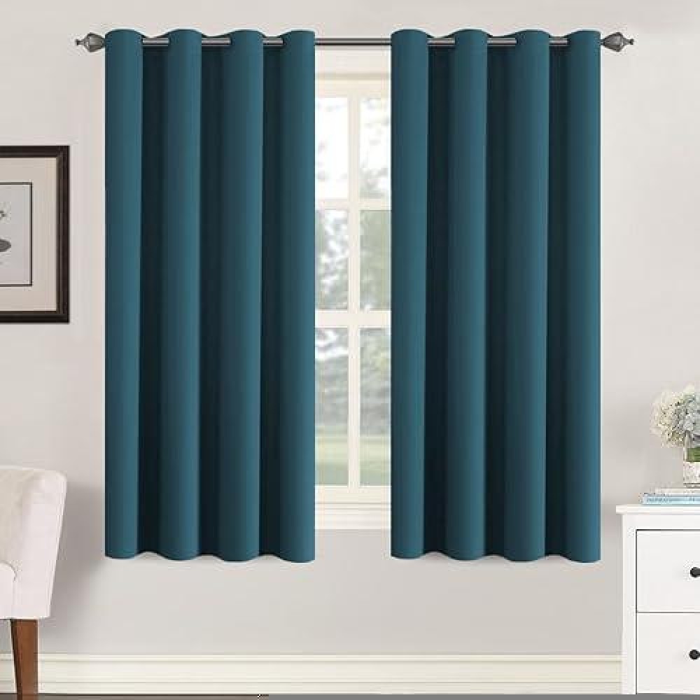 Hversailtex Premium Blackout Thermal Insulated Room Darkening Curtains For Bedroomliving Room Classic Grommet Top 2 Panels