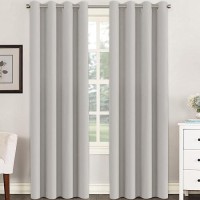 Hversailtex Premium Blackout Thermal Insulated Room Darkening Curtains For Bedroomliving Room Classic Grommet Top 2 Panels