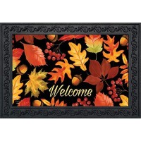 Briarwood Lane Fall Leaves Welcome Doormat Autumn Indooroutdoor 30 X 18