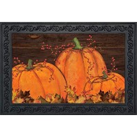 Briarwood Lane Rustic Pumpkin Patch Fall Doormat Autumn Indooroutdoor 30 X 18