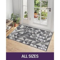 Dexi Front Door Mats For Entryway  Non Slip Washable Entry Doormat  Absorbent Resist Dirt Inside Floor Mat  Low-Profile Entrance Mat  35