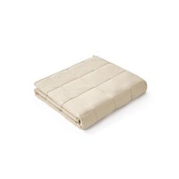 Ynm Weighted Blanket Heavy 100 Percent Oeko-Tex Certified Cotton Material  Bed Blanket For One Person Of 190Lbs  Ideal For Queen/King Bed (60X80 Inches  20 Pounds  Khaki)