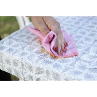 Toptablecloth Vinyl Tablecloth Plastic Elastic Corner Rectangle 8Ft 96 X 30 In Silver Pattern Picnic Table Cloth For Folding Tab