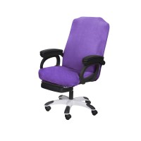 Saraflora Office Chair Cover- Large, Light Purple- Removable Computer Chair Cover For Office Chair With Zipper For Universal Rotating Chair Desk Chair Cover High Chair Seat Washable Protector For Pet