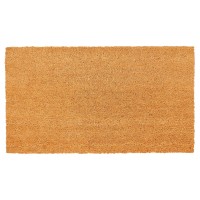 Kaf Home New Coir Doormat With Heavyduty Weather Resistant Nonslip Pvc Backing 17 By 30 Inches 06 Inch Pile Height Perfect