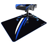 Gtracing Gaming Chair Mat For Hardwood Floor 43 X 35Inch Office Computer Gaming Desk Chair Mat For Hard Floor , Blue