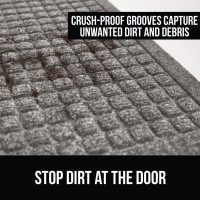 Gorilla Grip Ultra Absorbent Moisture Guard Doormat Absorbs Up To 57 Cups Of Water Stain And Fade Resistant Spiked Rubber Ba