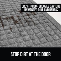 Gorilla Grip Ultra Absorbent Moisture Guard Doormat Absorbs Up To 17 Cups Of Water Stain And Fade Resistant Spiked Rubber Ba