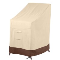 Vailge Stackable Patio Chair Cover,100% Waterproof Outdoor Chair Cover, Heavy Duty Lawn Patio Furniture Covers,Fits For 4-6 Stackable Dining Chairs,36