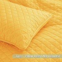 Exclusivo Mezcla Ultrasonic Reversible Full Queen Quilt Bedding Set With Pillow Shams Lightweight Quilts Queen Size Soft Bedsp