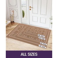 Dexi Front Door Mat For Home Entrance 3X5 Nonslip Absorbent Floor Mats Lowprofile Washable Doormat For Entryway Garage Pa