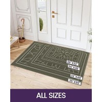 Dexi Front Door Mat For Home Entrance 32X48 Nonslip Absorbent Floor Mats Lowprofile Washable Doormat For Entryway Garage