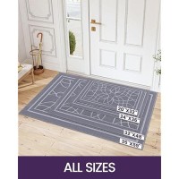 Dexi Front Door Mat For Home Entrance 24X36 Nonslip Absorbent Floor Mats Lowprofile Washable Doormat For Entryway Garage