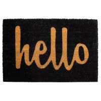 Calloway Mills Az100233048Bns Hello Doormat 30 X 48 Blacknatural