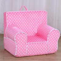 Dibsies Personalized Creative Wonders Toddler Chair - Ages 1.5 To 4 Years Old (Unpersonalized Pink Polka Dots)