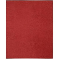 Nourison Essentials Indooroutdoor Brick Red 10 X 14 Area Rug Easy Cleaning Non Shedding Bed Room Living Room Dining Room