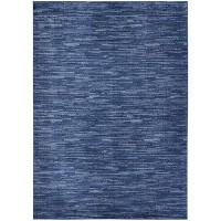 Nourison Essentials Indooroutdoor Navy Blue 4 X 6 Area Rug Easy Cleaning Non Shedding Bed Room Living Room Dining Room