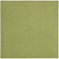 Nourison Essentials Indooroutdoor Green 7 X Square Area Rug Easy Cleaning Non Shedding Bed Room Living Room Dining Room