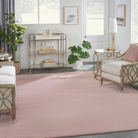 Nourison Essentials Indooroutdoor Pink 10 X 14 Area Rug Easy Cleaning Non Shedding Bed Room Living Room Dining Room Bac