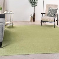 Nourison Essentials Indooroutdoor Green 9 X Square Area Rug Easy Cleaning Non Shedding Bed Room Living Room Dining Room