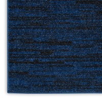 Nourison Essentials Indooroutdoor Midnight Blue 7 X 10 Area Rug Easy Cleaning Non Shedding Bed Room Living Room Dining R