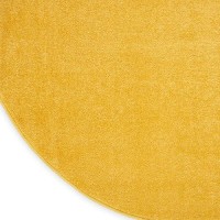 Nourison Essentials Indooroutdoor Yellow 6 X Round Area Rug Easy Cleaning Non Shedding Bed Room Living Room Dining Room