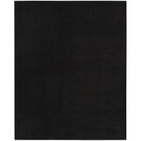 Nourison Essentials Indooroutdoor Black 7 X 10 Area Rug Easy Cleaning Non Shedding Bed Room Living Room Dining Room Bac