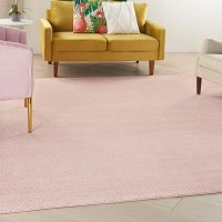 Nourison Essentials Indooroutdoor Pink 9 X Square Area Rug Easy Cleaning Non Shedding Bed Room Living Room Dining Room B