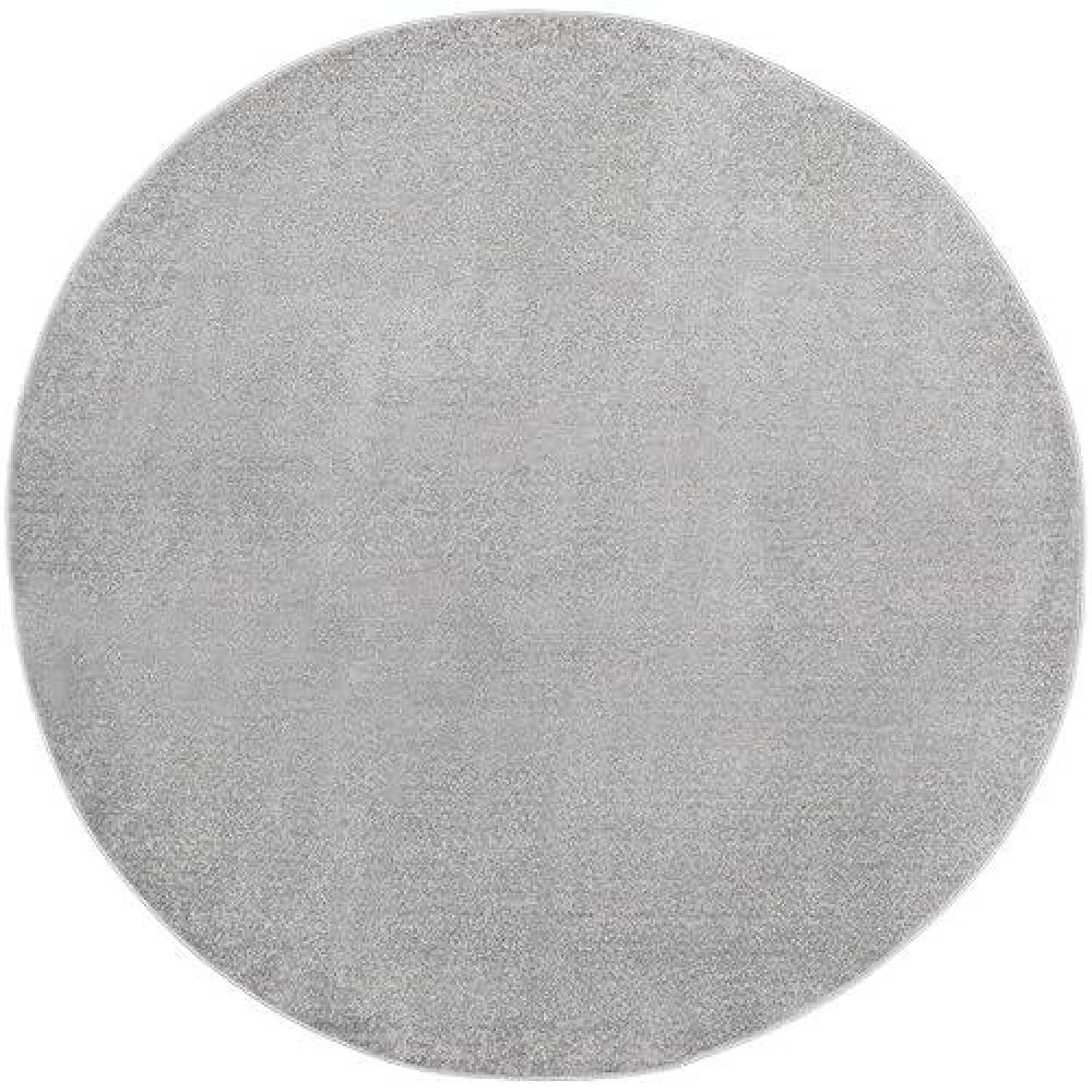 Nourison Essentials Indooroutdoor Silver Grey 6 X Round Area Rug Easy Cleaning Non Shedding Bed Room Living Room Dining R