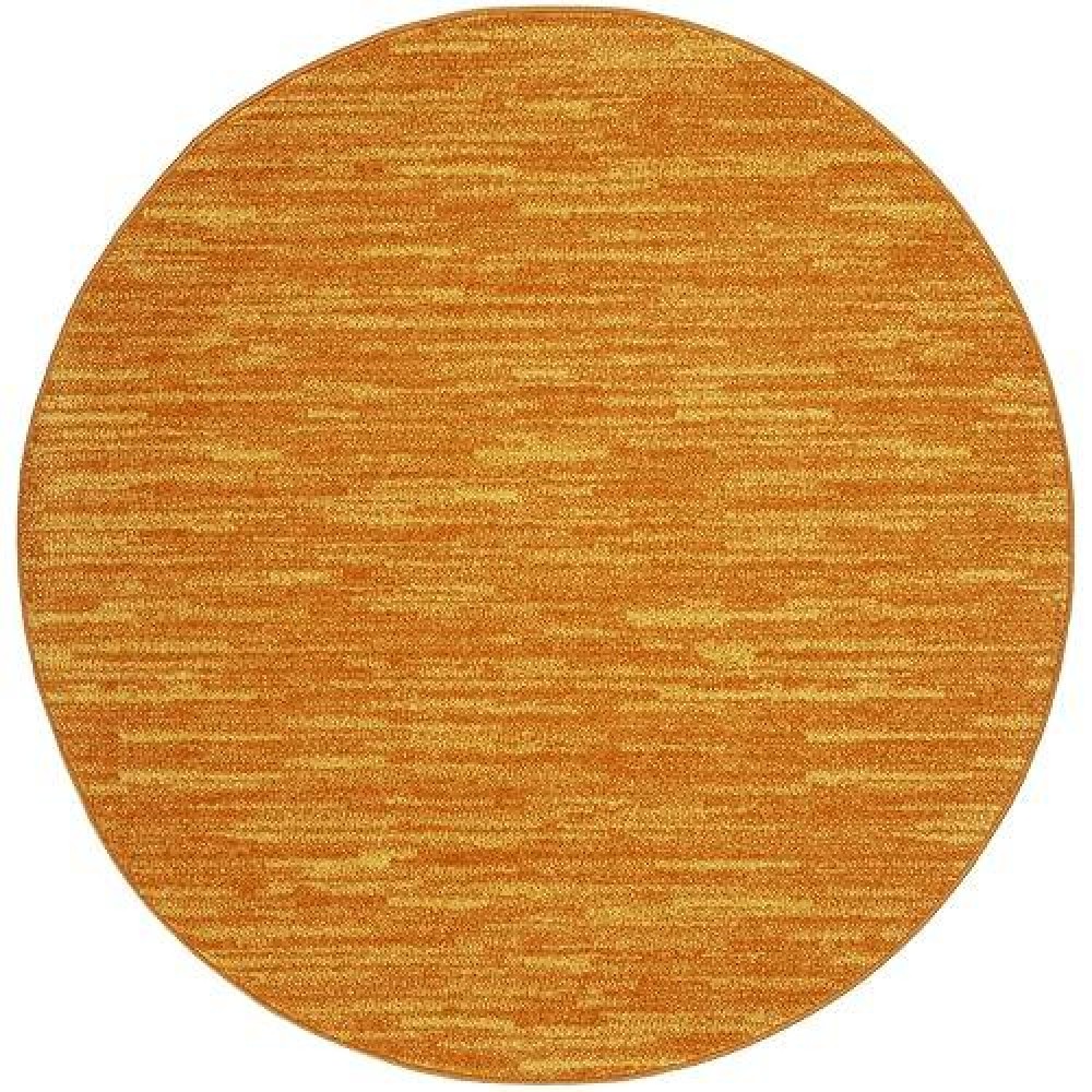 Nourison Essentials Indooroutdoor Sunburst 4 X Round Area Rug Easy Cleaning Non Shedding Bed Room Living Room Dining Room