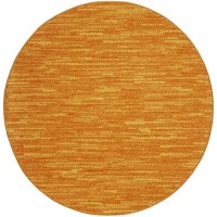 Nourison Essentials Indooroutdoor Sunburst 4 X Round Area Rug Easy Cleaning Non Shedding Bed Room Living Room Dining Room